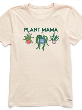 Life is Good Plant Mama Short Sleeve Crusher Tee Size Large